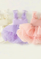 Load image into Gallery viewer, Little girl Mirabelle Tutu Birthday Party Dress - Lilac - Fox Baby &amp; Co
