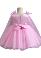 Load image into Gallery viewer, Pearl Princess Luxe Little Girls Tulle Dress - Pink - Fox Baby &amp; Co
