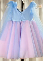 Load image into Gallery viewer, Mermaid Ocean Luxe Little Girls Tulle Dress - Blue - Fox Baby &amp; Co
