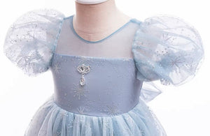 Snow Elsa Princess Birthday Party Dress Costume