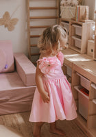 Load image into Gallery viewer, Kids little girls Talulah Flower Party Dress - Pink (pre order) - Fox Baby &amp; Co
