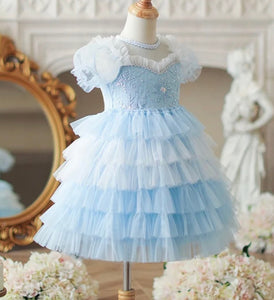 Kid little girl Snowflake Fairy Princess Dress - Fox Baby & Co