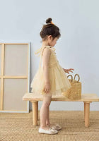 Load image into Gallery viewer, Kids little girls Ballerina Pearl Dress - Gold (limited edition) - Fox Baby &amp; Co
