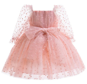 Oh My Heart Luxe Little Girls Tulle Party Dress - Pink - Fox Baby & Co