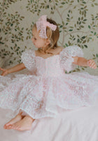 Load image into Gallery viewer, Kids girls Enchanted Dreams Butterfly Sequins Tulle Dress - Pink (pre order) - Fox Baby &amp; Co
