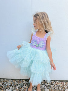 Mermaid Luxe Princess Birthday Party Dress - Fox Baby & Co