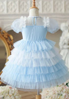 Load image into Gallery viewer, Kid little girl Snowflake Fairy Princess Dress - Fox Baby &amp; Co
