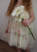 Load image into Gallery viewer, Arabella Garden Floral Tulle Birthday Dress - lemon - Fox Baby &amp; Co
