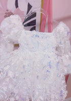 Load image into Gallery viewer, Flowergirl Sparkle Wonderland Long Sleeve Luxe Tulle Dress (pre order)
