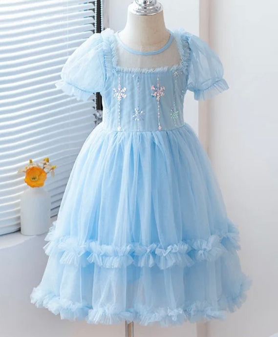 Snow Sapphire Princess Party Dress - Fox Baby & Co