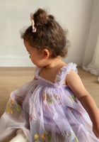 Load image into Gallery viewer, Arabella Garden Floral Tulle Birthday Dress - lilac - Fox Baby &amp; Co
