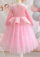 Load image into Gallery viewer, Enchanted Pink Princess Birthday Long Sleeve Party Dress Costume - Fox Baby &amp; Co
