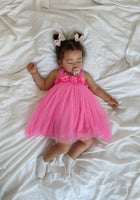 Load image into Gallery viewer, Florence Floral Birthday Tulle Dress - Pink (pre order) - Fox Baby &amp; Co
