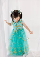 Load image into Gallery viewer, Genie Princess Birthday Party Dress Costume (pre order) - Fox Baby &amp; Co
