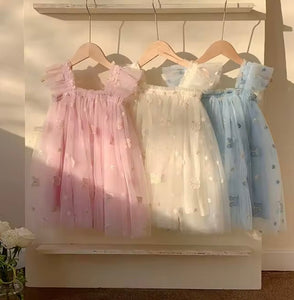 Whimsical Butterfly Fairy Tulle Birthday Dress - Fox Baby & Co