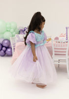 Load image into Gallery viewer, Mermaid Princess Purple Pearl Birthday Party Dress Costume - Fox Baby &amp; Co
