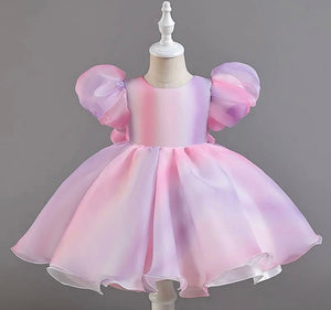 Kids little girls Cotton Candy Luxe Party Dress (pre order) - Fox Baby & Co