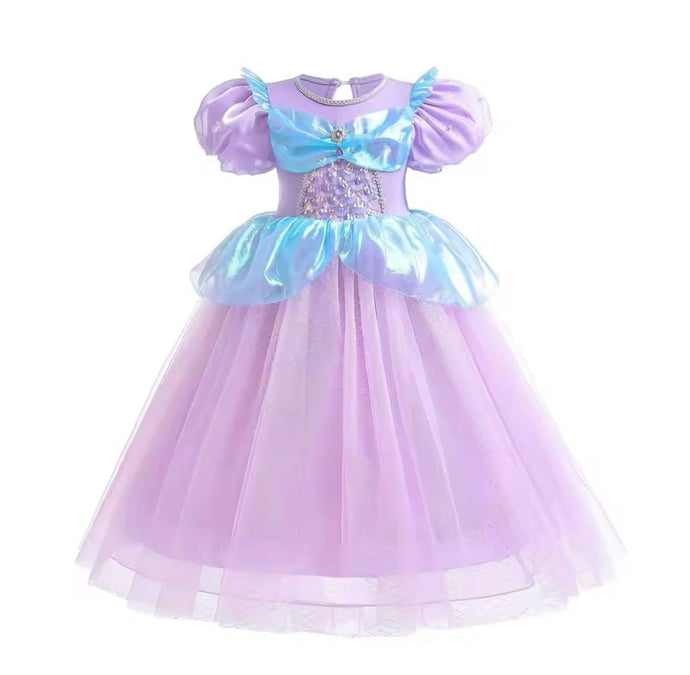 Mermaid Princess Purple Birthday Party Dress Costume (pre order) - Fox Baby & Co