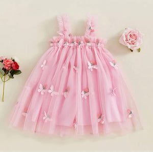 Aurora Fairy Tulle Birthday Dress - Pink - Fox Baby & Co