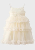 Load image into Gallery viewer, Darling Pearl Tulle Birthday Dress - ivory (pre order) - Fox Baby &amp; Co
