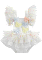 Load image into Gallery viewer, Girls Cake Smash Frill Romper - Fox Baby &amp; Co
