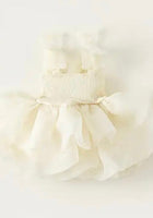 Load image into Gallery viewer, Little girl Mirabelle Tutu Birthday Dress - Ivory - Fox Baby &amp; Co
