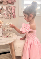 Load image into Gallery viewer, Kids little girls Talulah Flower Party Dress - Pink (pre order) - Fox Baby &amp; Co
