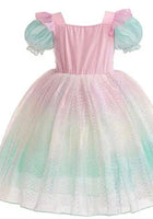 Load image into Gallery viewer, Rainbow Pastel Mermaid Princess Party Dress Costume - Fox Baby &amp; Co
