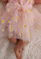 Load image into Gallery viewer, Baby Girls Pink Daisy Tutu Tulle Romper - Fox Baby &amp; Co
