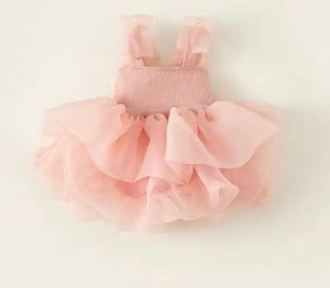 Little girl Mirabelle Tutu Birthday Dres - Pink (pre order) - Fox Baby & Co