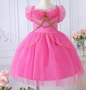 Pink Aurora Princess Luxe Birthday Party Dress Costume - Fox Baby & Co