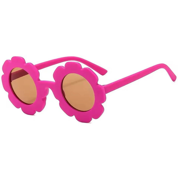 Baby Girl/ Kids Flower Sunglasses - Magenta - Fox Baby & Co