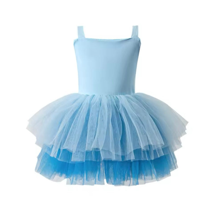 Kids little girls My First Ballerina Tutu - Blue - Fox Baby & Co