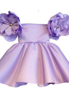 Load image into Gallery viewer, Kids little girls Talulah Flower Party Dress - Purple (pre order) - Fox Baby &amp; Co
