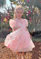 Load image into Gallery viewer, Enchanted Mermaid Sequins Luxe Tulle Dress - Pink (preorder) - Fox Baby &amp; Co
