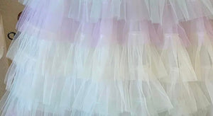 Kid little girl Mermaid Dreaming Ombré Tulle Party Dress (Pre order) - Fox Baby & Co