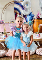 Load image into Gallery viewer, New Snow Princess Birthday Tutu - Fox Baby &amp; Co
