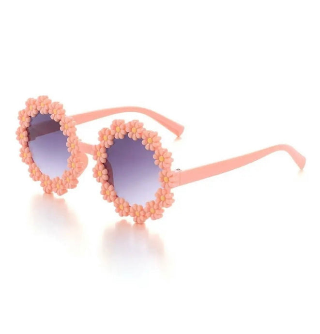 Limited Edition Baby/Kid Girl Daisy Sunglasses - Peach - Fox Baby & Co