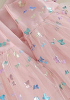 Load image into Gallery viewer, Kids girls Butterfly Shimmer Tulle Dress - Fox Baby &amp; Co
