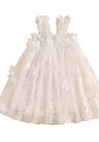 Load image into Gallery viewer, French Floral Fairy Tulle Dress - White - Fox Baby &amp; Co
