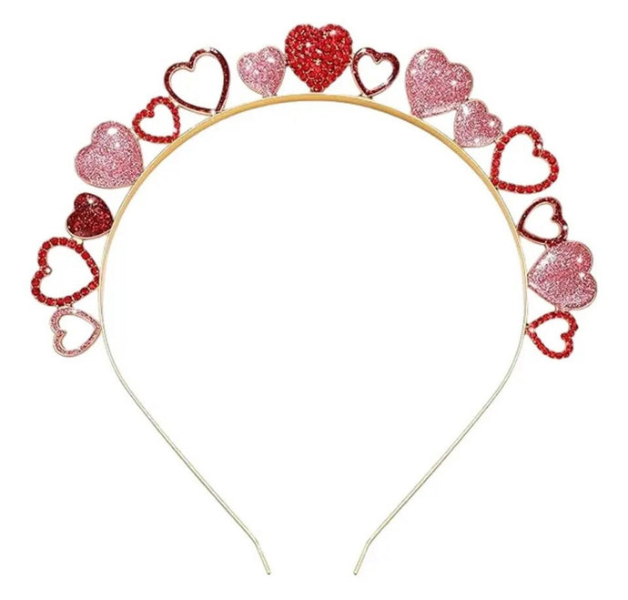 Valentine Love Heart Headband - Pink - Fox Baby & Co