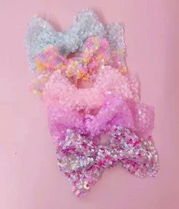 Birthday Sequins Bow Clip - Fox Baby & Co