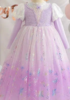 Load image into Gallery viewer, Enchanted Lavender Princess Birthday Long Sleeve Party Dress Costume - Fox Baby &amp; Co
