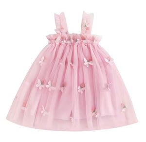 Aurora Fairy Tulle Birthday Dress - Pink - Fox Baby & Co