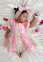 Load image into Gallery viewer, Kids little girls Pandora Butterfly Tulle Dress - Rainbow - Fox Baby &amp; Co
