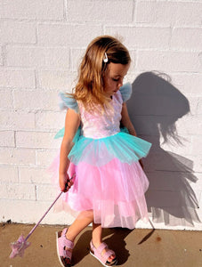 Kid little girl Candyland Tulle Tutu Birthday Dress - Fox Baby & Co