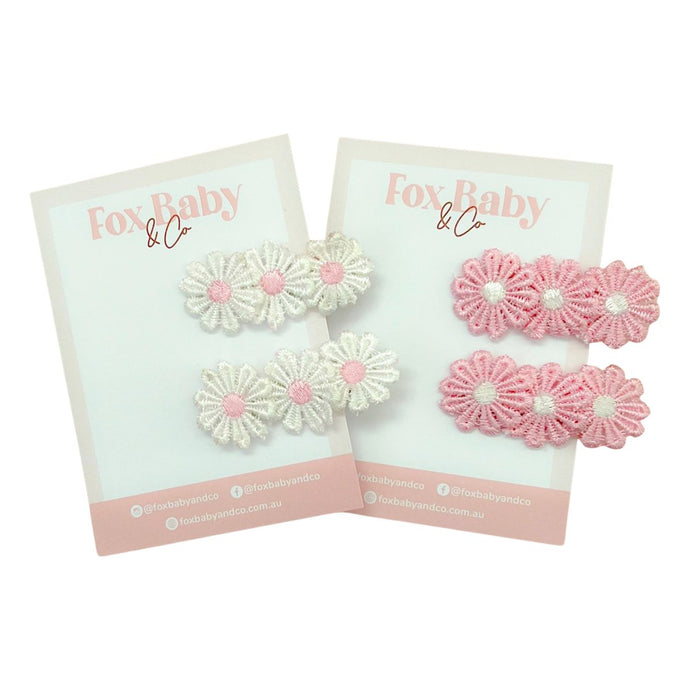 Madelyn - Daisy Clip Sets - Fox Baby & Co