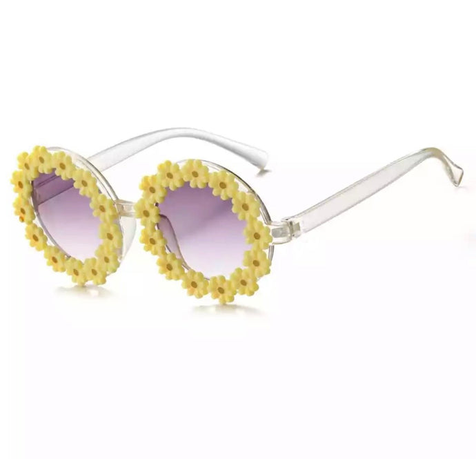 Baby/Kid Girl Daisy Sunglasses - Yellow - Fox Baby & Co