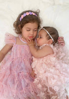Load image into Gallery viewer, Whimsical Butterfly Tulle Dress - Baby Pink - Fox Baby &amp; Co
