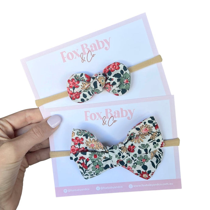 Garden Floral Bows - Fox Baby & Co